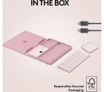 LOGITECH Casa Pop-up Desk Wireless Keyboard & Touchpad Set - Bohemian Blush