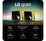 LG gram 17 17Z90S 17" Laptop - Intel® Core Ultra 7, 1 TB SSD, Dark Grey