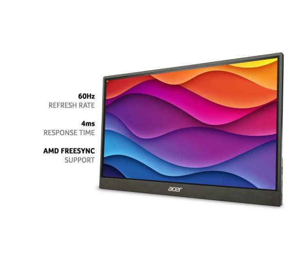 ACER PM161QBbmiuux Full HD 15.6" IPS LED Portable Monitor - Black