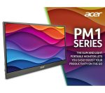 ACER PM161QBbmiuux Full HD 15.6" IPS LED Portable Monitor - Black