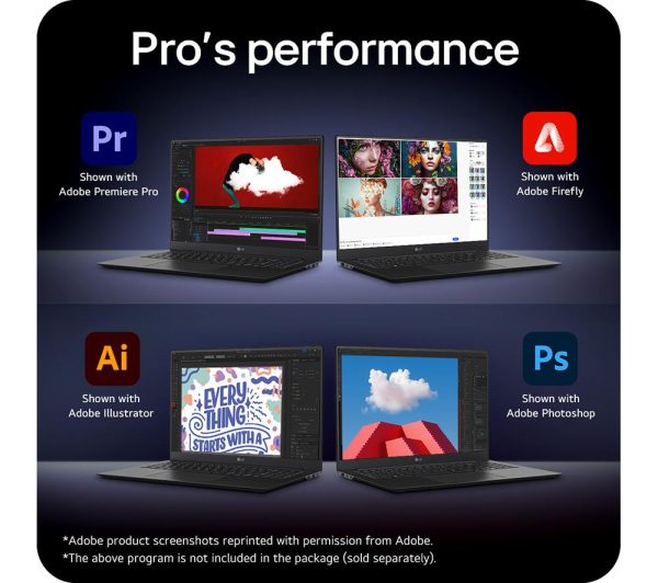 LG gram Pro 16 16Z90SP 16" Laptop - Intel® Core Ultra 7, 2 TB SSD, Black