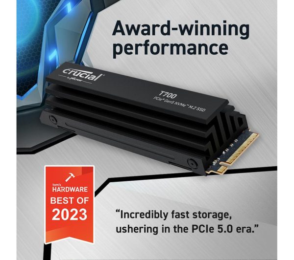 CRUCIAL T700 M.2 Internal SSD with Heatsink - 4 TB
