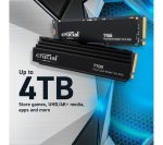 CRUCIAL T700 M.2 Internal SSD with Heatsink - 2 TB