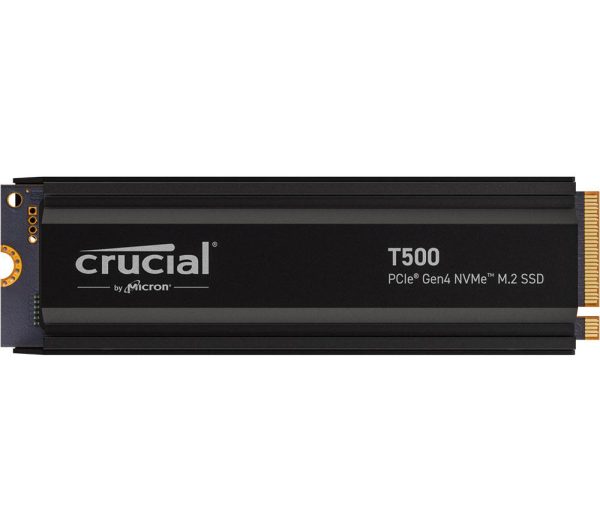 CRUCIAL T500 M.2 Internal SSD with Heatsink - 2 TB