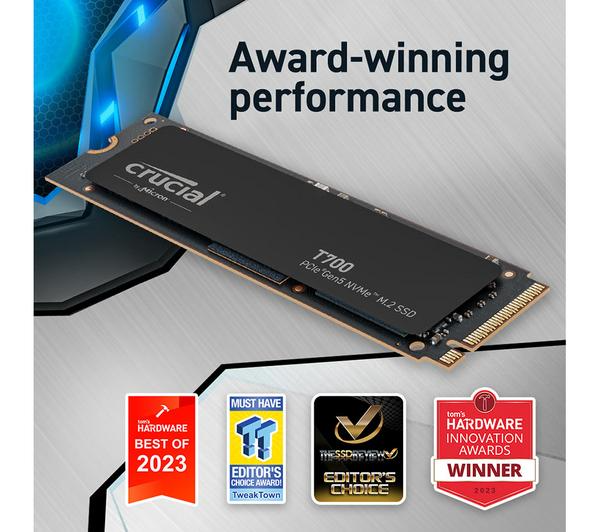 CRUCIAL T700 M.2 Internal SSD - 2 TB