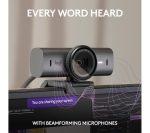LOGITECH MX Brio 4K Ultra HD Webcam - Graphite