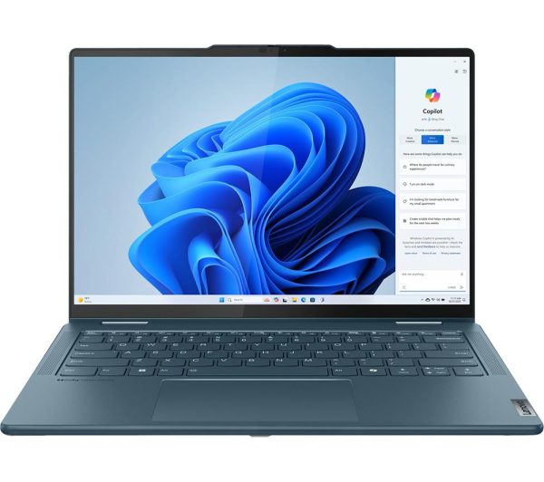 LENOVO Yoga 7 14" 2 in 1 Laptop - Intel® Core Ultra 7, 512 GB SSD, Tidal Teal