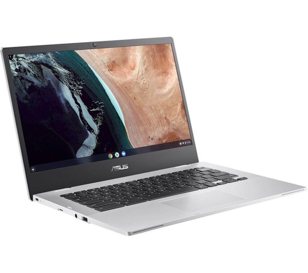 ASUS CX1 14" Chromebook - IntelÂ® CeleronÂ®, 64 GB eMMC, Silver