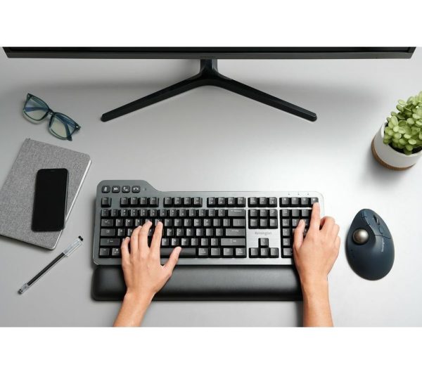 KENSINGTON Pro Fit Ergo TB550 Wireless Optical Trackball - Black