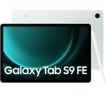 SAMSUNG Galaxy Tab S9 FE 10.9" Tablet (128 GB, Mint) & Galaxy Tab S9 and S9 FE Slim Book Cover Keyboard Case Bundle