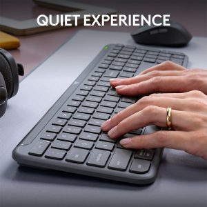 LOGITECH Signature Slim MK950 Wireless Keyboard & Mouse Set - Graphite