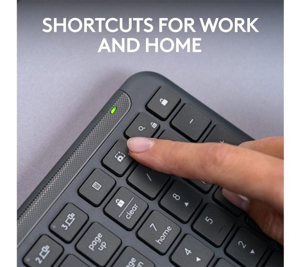 LOGIK LCMMKB23 Wireless Keyboard - Black