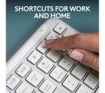 APPLE Magic Wireless Keyboard with Touch ID & Numeric Keypad - White & Silver