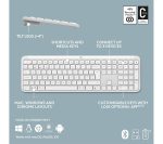 APPLE Magic Wireless Keyboard with Touch ID & Numeric Keypad - White & Silver