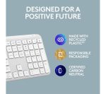 APPLE Magic Wireless Keyboard with Touch ID & Numeric Keypad - White & Silver