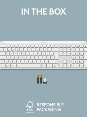 APPLE Magic Wireless Keyboard with Touch ID & Numeric Keypad - White & Silver