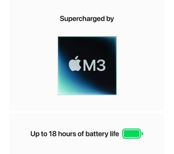 APPLE MacBook Air 13.6" (2024) - M3, 256 GB SSD, Midnight