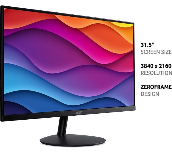 ACER SA322QKbmiipx 4K Ultra HD 32â€ VA LCD Monitor - Black