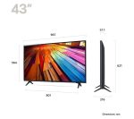 LG 43UT80006LA 43" Smart 4K Ultra HD HDR LED TV with Amazon Alexa