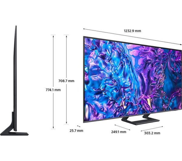 SAMSUNG Q70D 55 inch Smart 4K Ultra HD HDR QLED TV (2024) - QE55Q70D