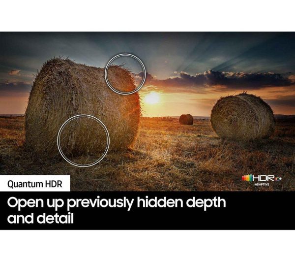 SAMSUNG Q60D 55 inch Smart 4K Ultra HD HDR QLED TV (2024) - QE55Q60D