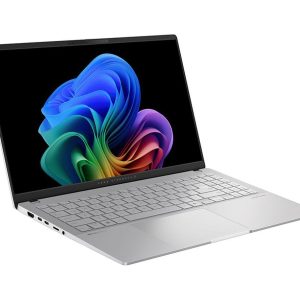 ASUS Vivobook S 15" Laptop, Copilot+ PC - Snapdragon X Elite, 1 TB SSD, Silver