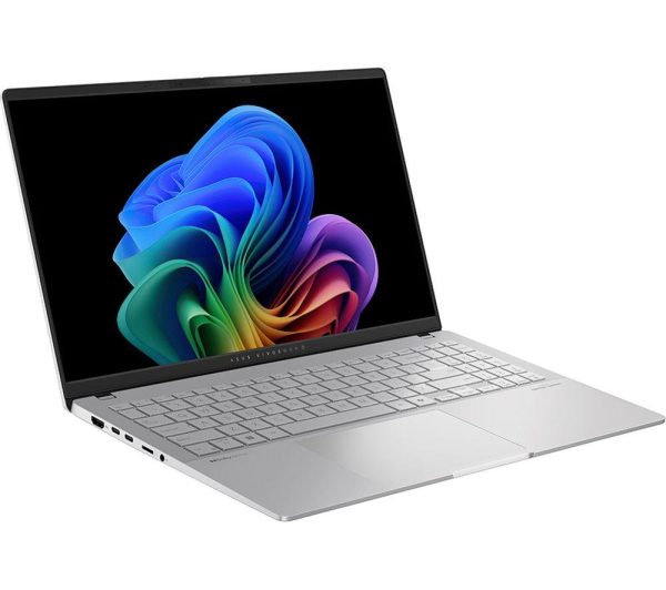 ASUS Vivobook S 15" Laptop, Copilot+ PC - Snapdragon X Elite, 1 TB SSD, Silver