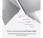 ASUS Vivobook S 15" Laptop, Copilot+ PC - Snapdragon X Elite, 1 TB SSD, Silver