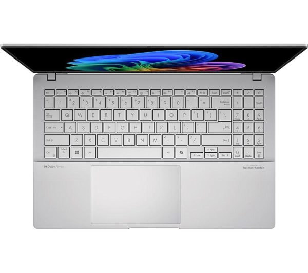 ASUS Vivobook S 15" Laptop, Copilot+ PC - Snapdragon X Elite, 1 TB SSD, Silver