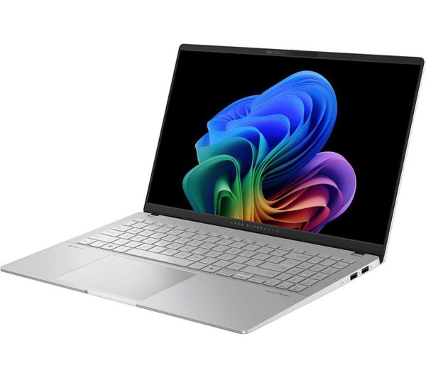 ASUS Vivobook S 15" Laptop, Copilot+ PC - Snapdragon X Elite, 1 TB SSD, Silver