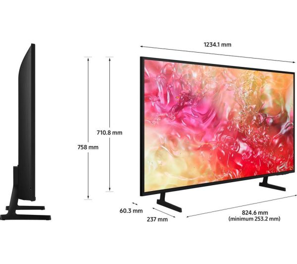 SAMSUNG DU7100 55 inch Smart 4K Ultra HD HDR LED TV (2024) - UE55DU7100