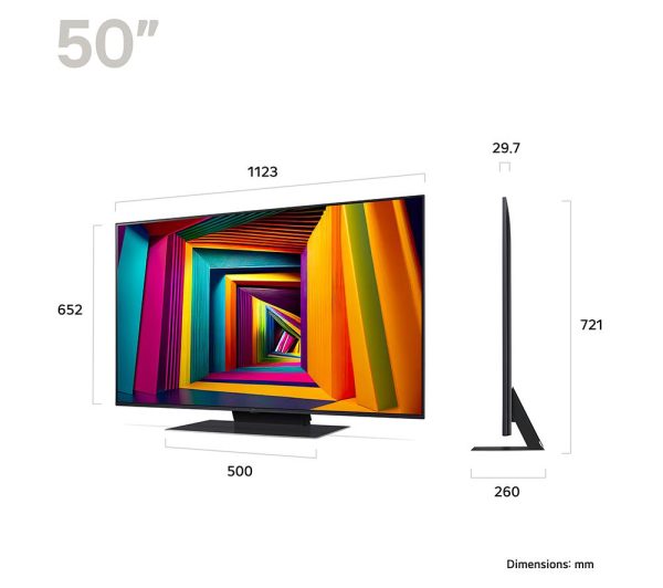 LG 50UT91006LA 50" Smart 4K Ultra HD HDR LED TV with Amazon Alexa