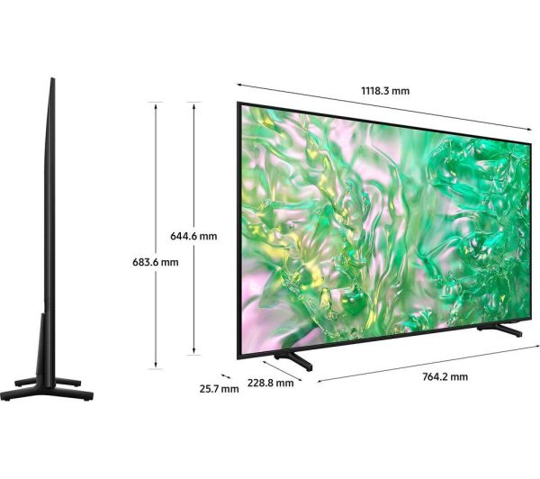 SAMSUNG DU8000 50 inch Crystal UHD Smart 4K HDR LED TV (2024) - UE50DU8000