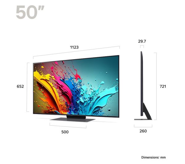 LG 50QNED86T6A 50" Smart 4K Ultra HD HDR QNED TV with Amazon Alexa