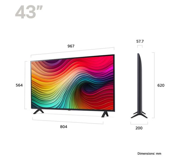 LG 43NANO81T6A 43" Smart 4K Ultra HD HDR LED TV with Amazon Alexa