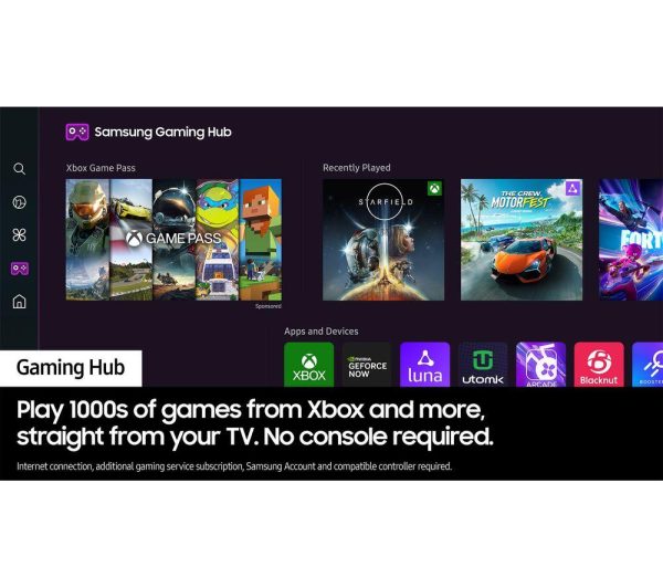 SAMSUNG UE43DU7100KXXU 43" Smart 4K Ultra HD HDR LED TV with Bixby