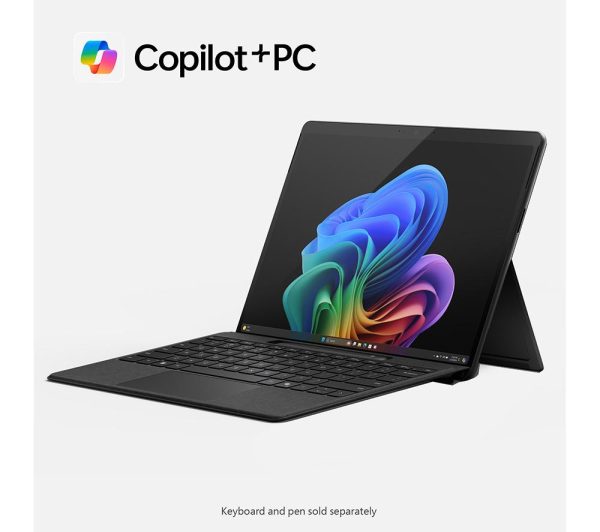 MICROSOFT 13" Surface Pro OLED, Copilot+ PC - Snapdragon X Elite, 512 GB SSD, Black