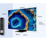 TCL 55C805K 55" Smart 4K Ultra HD HDR Mini LED QLED TV with Google Assistant & Alexa