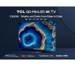 TCL 50C805K 50" Smart 4K Ultra HD HDR Mini LED QLED TV with Google Assistant & Alexa