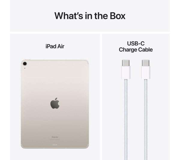 APPLE 13" iPad Air Cellular (2024) - 1 TB, Starlight