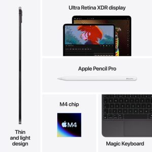 APPLE 13" iPad Pro Cellular (2024) - 256 GB, Space Black