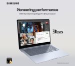SAMSUNG Galaxy Book4 Edge 14" Laptop, Copilot+ PC - Snapdragon X Elite, 512 GB SSD, Sapphire Blue