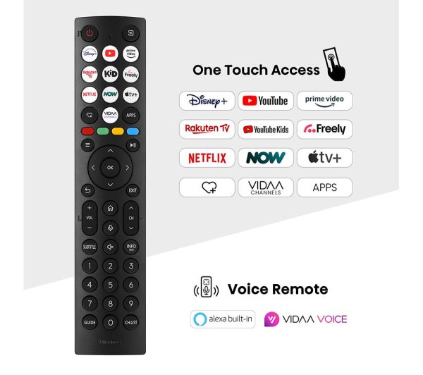 HISENSE 55E7NQTUK 55" Smart 4K Ultra HD HDR QLED TV with Amazon Alexa