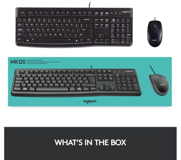 LOGITECH MK120 Keyboard & Mouse Set