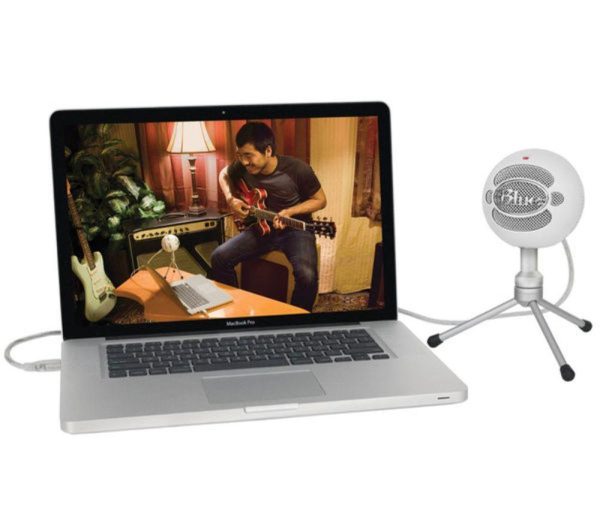 BLUE Snowball iCE USB Streaming Microphone - White