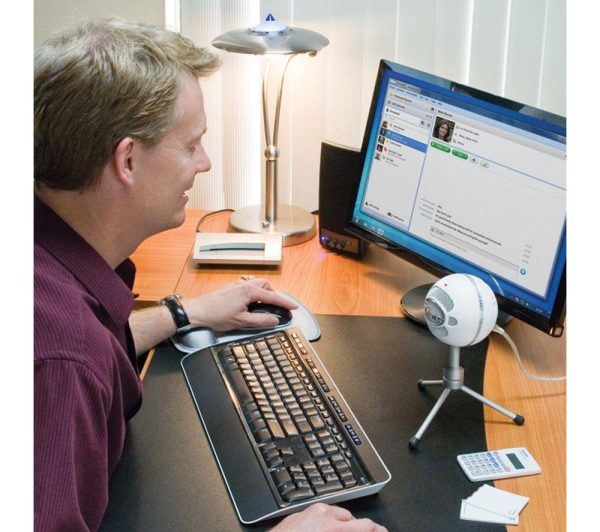 BLUE Snowball iCE USB Streaming Microphone - White