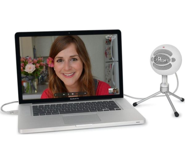BLUE Snowball iCE USB Streaming Microphone - White
