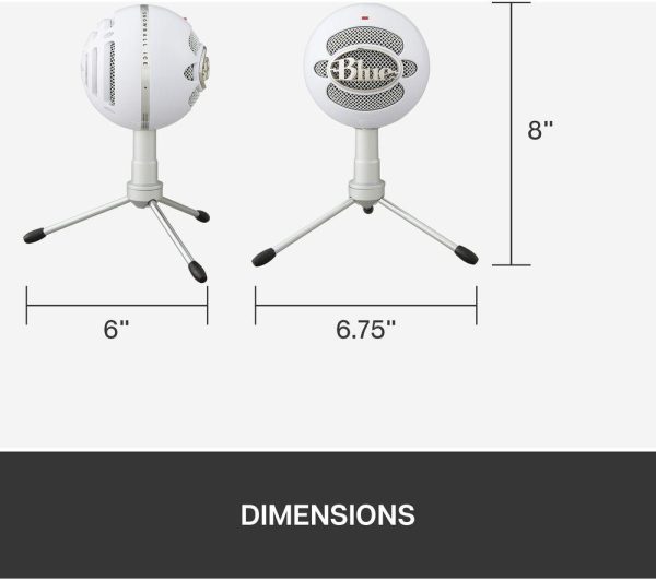 BLUE Snowball iCE USB Streaming Microphone - White