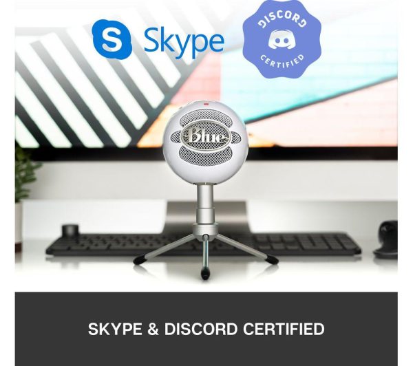 BLUE Snowball iCE USB Streaming Microphone - White