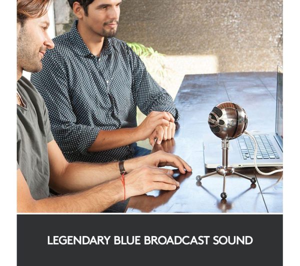 BLUE Snowball USB Streaming Microphone - Silver